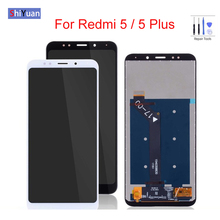 ЖК-дисплей для Xiaomi Redmi 5 5,7 "5 Plus 5,99", сенсорный экран 100% дюйма, новый дигитайзер в сборе, сменный аксессуар, сенсорный экран 2024 - купить недорого