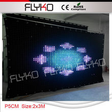 High resolutin led stage curtain P5 version with PC controller 2024 - buy cheap