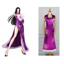 Disfraz sexy de anime japonés de one piece, traje de Cosplay de Boa hanpolla, vestido Cheongsam para niñas y mujeres de alta calidad, novedad de 2016 2024 - compra barato