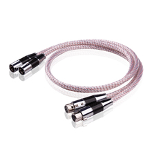 valhalla hifi audio cable XLR Balance Interconnect Cable With Carbon Fiber XLR Plug 2024 - buy cheap