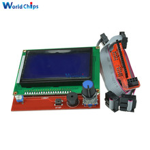 Panel de Control para impresora 3D arduino, partes inteligentes, RAMPS 1,4, pantalla LCD 12864, módulo de pantalla azul 2024 - compra barato