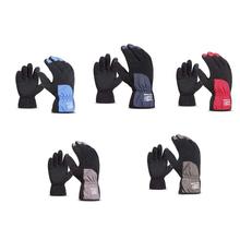 Зимние флисовые перчатки для мужчин и женщин, теплые перчатки для езды на сенсорном экране, бархатные утепленные ветрозащитные варежки для спорта на открытом воздухе 2024 - купить недорого