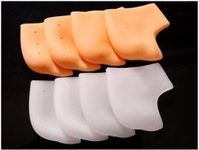 Calcetines de silicona con tacón agrietado Protector de cuidado de la piel del pie Gel hidratante 2 estilos 2 colores jk17 2024 - compra barato