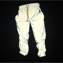 Men's Sweatpant Pants Reflective Joggers Men Hip Hop Dance Show Party Night Jogger Baggy streetwear Trousers for couples 2024 - buy cheap