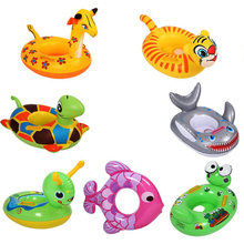 Cute Cartoon Animal Seat Inflatable Boats Baby Swimming Cirle Kids Swimming Pool Accessories 1- 6 Years Old Swim Sport Lifebuoy 2024 - buy cheap