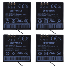 Batmax AZ16-1 Battery 4pcs for Original Xiaomi YI lite 2 4K 4k camera battery for Xiao yi 4k Action Camera Battery 2024 - buy cheap