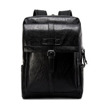 Mochila De hombres bolsa de hombro de moda urbana Retro Inglaterra Colegio viento Material suave de la PU DE LA Multi-función de gran capacidad mochila 2024 - compra barato