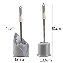 Stainless Steel Toilet Brush Holder Set With Base Cleaning Home Bathroom Hardware Kitchen Handheld Tool Cleaner Multi-function 2024 - buy cheap