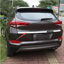 For Hyundai Tucson 2015 2016 2017 Chrome Rear Trunk Door Handle Cover Tail Gate Trim Bezel Molding Styling Stainless Garnish 2024 - buy cheap