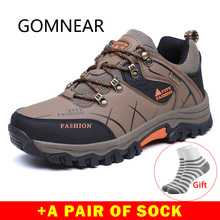 GOMNEAR 2019 verano al aire libre zapatillas transpirables senderismo zapatos hombres montaña Trekking zapatos deporte Camping escalada zapatos senderismo hombre 2024 - compra barato