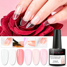 7ml Quick Acrylic Nail Extension Gel Building Nail Gel Polish Nude Clear Pink UV Builder Nail Gel Tips Art Manicure Soak Off 2024 - buy cheap