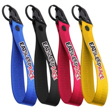 Keychain Car EATSLEEPRACE Racing Keyring Hanging Strap Key Phone Quick Release Tow Straps Material Keychain Drift Car Enthusiast 2024 - compre barato