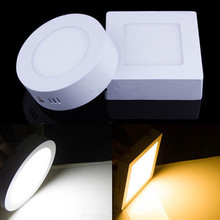 Светодиодный потолочный светильник 9 Вт, 15 Вт, 25 Вт, светодиодный светильник для дома, теплый/естественный/холодный белый, Круглый, квадратный 2024 - купить недорого