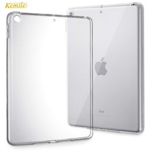 Kemile case for iPad 2018&2017 9.7 Soft Skin Flexible Bumper Transparent TPU Rubber Back Cover Protector for New iPad 2018 2024 - buy cheap