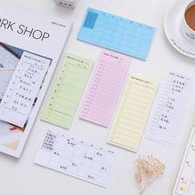 1 pcs Day plan Week Plan Month plan Detailed list Notebook Notepad Copybook Daily Memos Planner Journal Office Stationery 2024 - buy cheap