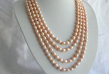 Collar de perlas cultivadas en agua dulce para mujer, impresionante collar largo barroco rosa de 100 "y 10mm, joyería de palabras, precio al por mayor de fábrica 2024 - compra barato