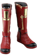 Botas de capitán Carol Danvers para mujer adulta, zapatos de fiesta, Cosplay, Show, hechas a medida, talla europea 2024 - compra barato