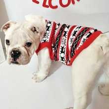 Suéter de invierno con estilo navideño para mascota, ropa cálida para perro Bulldog francés, sudaderas con capucha para Chihuahua, abrigo grueso, traje para Pug Yorkie 2024 - compra barato