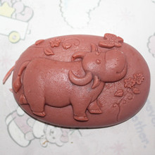 C245 The cow Art Silicone Soap mold Craft Molds DIY Handmade soap molds 2024 - buy cheap
