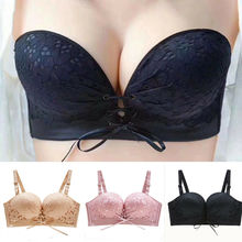 Sexy Lace Bras Women Seamless Push up Bras Front Closure Adjustable Strap Underwear Lace Brassiere Pink Black Khaki 2024 - buy cheap