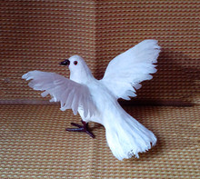 simulation cute white dove 34x23x18cm model polyethylene&furs bird model home decoration props ,model gift d316 2024 - buy cheap
