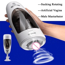 New 4D Channel Deep Throat Sucking Rotating Male Masturbator Cup Artificial Vagina Real Pussy Sex Machine For Men Masturbation 2024 - buy cheap