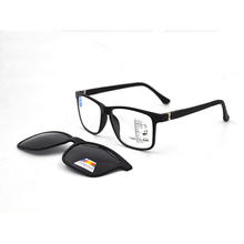 Magnet Clip on Progressive Presbyopia Polarized Sunglasses Sun Clips Reading Glasses magnifier Black Hyperopia Eyeglasses L3 2024 - buy cheap