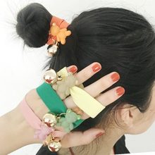 2019 New Hair Rope Hot Sale Jewelry  Fashion Popular Personality Cute Girl Simple Bear Ball Ball Ring Cute Children Wholesale 2024 - buy cheap
