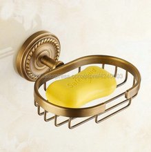 Bathroom Accessory Antique Brass Wall Mounted Wire Soap Dish Holder Kba092 2024 - buy cheap