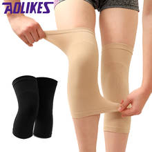 AOLIKES 1 Pair Nylon Cycling Knee Pads Elastic Sport Knee Brace Support Compression Sleeves For Fitness Home Warmth 2024 - buy cheap