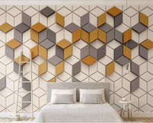 Beibehang-papel de parede para 3d, adesivo de parede 3 d, mosaico de gengibre, sala de tv, fundo de vinil 2024 - compre barato