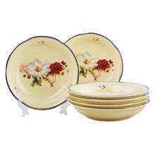 Jingdezhen-platos de estilo europeo, platos profundos originales, 6 -10 piezas 2024 - compra barato