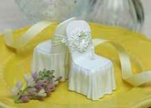 (Упаковка из 10 свечей) белый цвет свадебный стул в форме свечи для свадебной вечеринки подарок для детей день рождения День святого Валентина 2024 - купить недорого