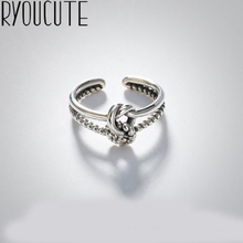 Anéis de personalidade camuflados para mulheres, presentes, joias, anéis de dedo antigos 2024 - compre barato