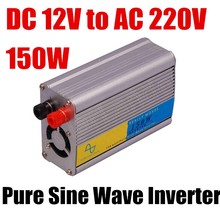 150W DC12V To AC220V 50HZ Pure Sine Wave Car Power Inverter Free Shipping 2024 - buy cheap