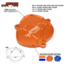 Мотоциклетная CNC алюминиевая оранжевая и синяя крышка управления цилиндром для KTM SX250 XCW250 XC250 XC300 XCW300 TE TC TX 250 300 2024 - купить недорого