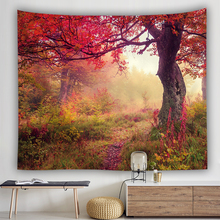Beautiful Dreamlike Tree Forest Tapestry Wall Hanging Hippie Psychedelic Abstract Boho Tapestry for Bedroom Living Room 2024 - buy cheap