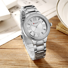 CURREN watch women fashion luxury watch fashion Stainless Steel High Quality Diamond Ladies Watch Women Rhinestone Watches saat 2024 - buy cheap