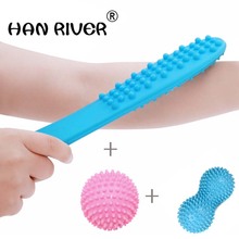 3 portable body massager with fascia massage ball, peanut thorn massage ball, healthy flap and fitness body scraper 2024 - buy cheap