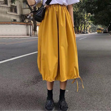 Женская длинная хлопковая юбка-фонарик, элегантная уличная юбка-макси размера плюс 5XL 6XL 7XL на осень, 2020 2024 - купить недорого
