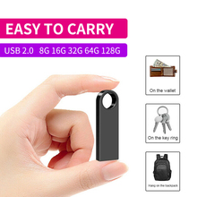 New USB Flash Drive 128GB 64GB 32GB 16GB 8GB Pen Drive 8 16 32 64 128 GB Pendrive Waterproof Metal U Disk Memoria USB Stick 2024 - buy cheap