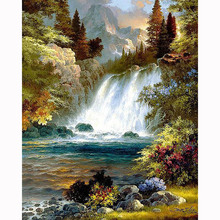 5d diy diamond Cross Stitch beautiful landscape diamond painting square embroidery beads patterns picture of rhinestones KBL 2024 - buy cheap