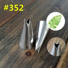 LINSBAYWU #352 Rose leaves Steel Cake Decorating Tips Pastry Nozzles Cake Making Tools Cookies Pastry Tools Fondant Decorations 2024 - buy cheap
