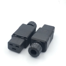 Adaptador de energia ca para ups c19, conector de energia ca, plug diy wirable, c19, trava parafuso ac para copo do pdu 2024 - compre barato