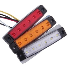 Universal 2pc 12V 6 SMD LED Car Bus Truck Trailer Lorry Side Marker Indicator Light Side lamp 2024 - buy cheap