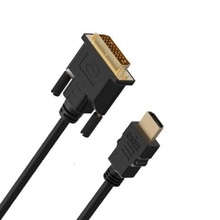 Adaptador HDMI de alta velocidad compatible con DVI 24 + 1 pin, Cable macho chapado en oro para 1080P, HD, Tv, HD, PC, XBOX 1m, 1,5 m, 2m, 3m, 5m 2024 - compra barato
