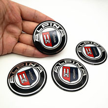 Logotipo de Alpina para coche, pegatina de cubo de rueda con insignia para llanta, accesorios de estilo para BMW X1 X3, 56,5mm, 4 Uds. 2024 - compra barato