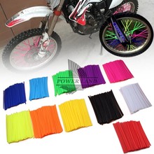 Capa colorida para aro de roda de motocross, 72 peças, kit de capa universal para tubos de raiação, adequado para a maioria das motos 2024 - compre barato