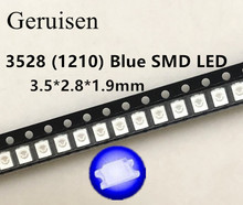 Lámpara LED de alta iluminación, 1000 unids/lote, 1210, 3528 SMD, diodo de luz azul ultrabrillante, 470-475NM, 3,0-3,6 V 2024 - compra barato