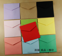 Square Envelope 127x127mm CD Envelope Greeting Card Color Envelope 100PCS 2024 - buy cheap
